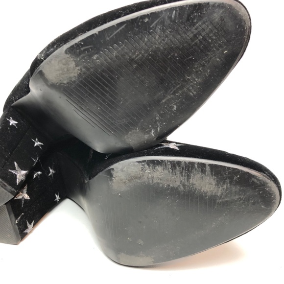 Steve Madden Velvet Star Ankle Booties 9 - Picture 7 of 8